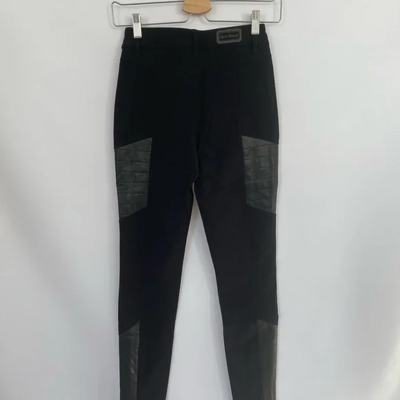 NWT Alp N Rock Sloan Leather Moto Leggings Pants $258 Black - Picture 10 of 16